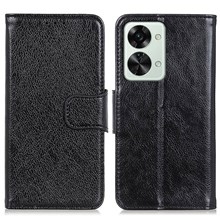  crazy horse texture leather card holder case Stand for Amazon Fire Phone - Black