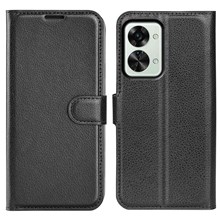  crazy horse texture leather card holder case Stand for Amazon Fire Phone - Black