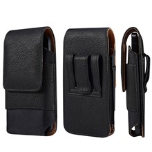  crazy horse texture leather card holder case Stand for Amazon Fire Phone - Black