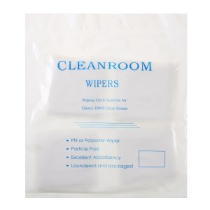 140pcs/Pack Cleanroom Wipers Polyester Anti-Static Particle Free Wiping Cloth