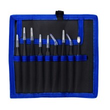 JF-8142 Portable Professional 9-in-1 Anti-static Tweezers Set Kit
