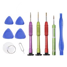 IPARTS EXPERT 12-in-1 Anti-slip Professional Screwdriver Disassemble Opening Repair Tool Kit for iPhone