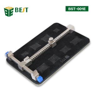 BEST BST-001E Stainless Steel Circuit Board PCB Holder Fixture Work Station for Chip Repair Tools - Black