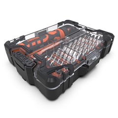 JAKEMY JM-6124 Portable Screwdriver Combo Set with 45 Bits Household Multifunction Repair Tool Kit