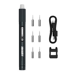 JAKEMY JM-Y05 3.7V 12W Cordless Power Screwdriver High Precision Electric Screwdriver Set with Bits Repair Tool for Phone Camera Laptop Watch