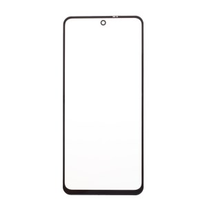 Screen Glass Lens + OCA Adhesive Replace Part for Xiaomi Redmi Note 9S 4G - Black