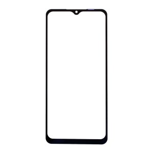 Screen Glass Lens + OCA Adhesive Replacement for Samsung Galaxy A02s (164.2mm) A025 / A03s (164.2mm) - Black