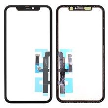 Touch Digitizer Screen Glass with Flex Cable + OCA Optical Clear Adhesive Sticker (without Touch Key IC) for iPhone 11 6.1 inch