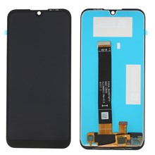  crazy horse texture leather card holder case Stand for Amazon Fire Phone - Black