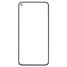 For Google Pixel 5 Front Screen Glass Lens Replacement Part (without logo)
