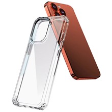 For iPhone 14 Pro Max 6.7 inch Transparent Anti-fall Soft TPU Phone Case Four Corner Protection Wear-resistant Cell Phone Back Cover