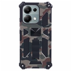 For Xiaomi Redmi Note 13 Pro 4G / Poco M6 Pro 4G Case PC+TPU Camouflage Phone Cover - Army Green