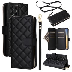  crazy horse texture leather card holder case Stand for Amazon Fire Phone - Black