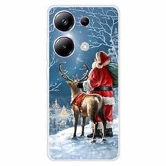 For Xiaomi Poco M6 Pro 4G/Redmi Note 13 Pro 4G Case Christmas Pattern TPU Phone Cover - Starry Night