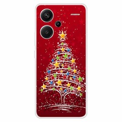 For Xiaomi Redmi Note 13 Pro+ 5G Case Soft TPU Phone Cover Merry Christmas - Star Christmas Tree