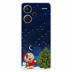 For Xiaomi Redmi Note 13 Pro+ 5G Case Soft TPU Phone Cover Merry Christmas - Reading Book