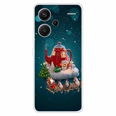 For Xiaomi Redmi Note 13 Pro+ 5G Case Soft TPU Phone Cover Merry Christmas - Christmas Kettle