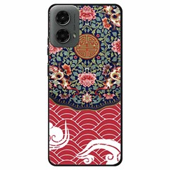Floral Azure Dragon