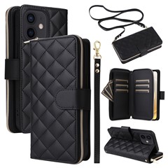  crazy horse texture leather card holder case Stand for Amazon Fire Phone - Black