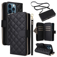  crazy horse texture leather card holder case Stand for Amazon Fire Phone - Black