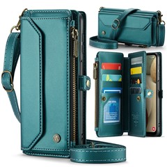  crazy horse texture leather card holder case Stand for Amazon Fire Phone - Black