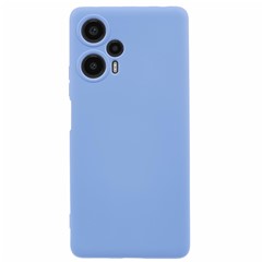 For Xiaomi Poco F5 5G / Redmi Note 12 Turbo Case 2.0mm TPU Phone Cover Fiber Lining - Purple