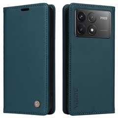 YIKATU YK-001 For Xiaomi Poco F6 Pro 5G / Redmi K70 5G / K70 Pro 5G Stand Case PU Leather Phone Cover - Green