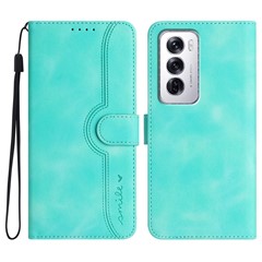 YX0030 For Oppo Reno12 5G (Global) / Reno12 Pro 5G (Global) Case Wallet Phone Leather Cover - Baby Blue