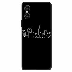 For Sony Xperia 10 VI Case Soft TPU Abstract Art Phone Cover - City