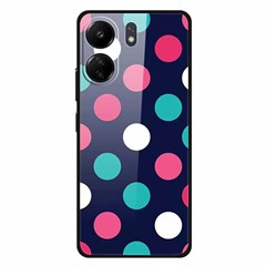 Pink Green White Dots