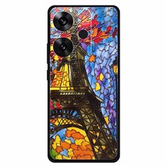 For Xiaomi Redmi Turbo 3 5G / Poco F6 5G Case Stylish Pattern Soft TPU Phone Cover - Iron Tower