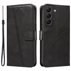  crazy horse texture leather card holder case Stand for Amazon Fire Phone - Black