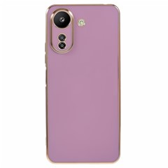 For Xiaomi Redmi 13C 4G / Poco C65 4G Case 6D Electroplating TPU Soft Back Cover - Purple