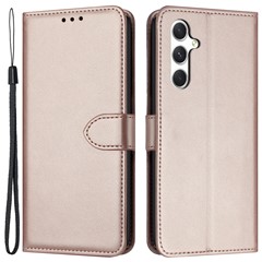 For Samsung Galaxy A54 5G Stand Case Leather Wallet Phone Cover - Rose Gold