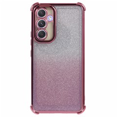 For Samsung Galaxy A15 4G / 5G Case Corners Shockproof TPU Glitter Phone Cover - Pink