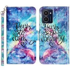 For HMD Pulse Pro Case 3D Pattern Printed Phone Leather Cover Handbag - Starry Sky