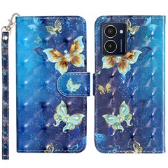 Blue Gold Butterflies