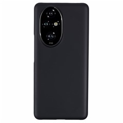 For Honor 200 Pro 5G Case Skin-Touch Matte PC Phone Shell Incomplete Covering - Black