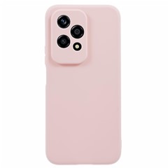 For Honor 200 Lite Case Precise Cut-Outs Straight Edge TPU Shockproof Phone Cover - Pink