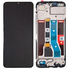 For Realme Note 50 4G Grade S LCD Screen and Digitizer Assembly + Frame Part (Without Logo)