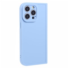 HRX Series for iPhone 15 Pro Max Case Book-Shaped Design Matte TPU Phone Cover - Blue