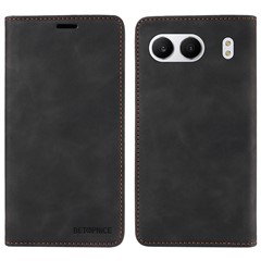 BETOPNICE 003 For OnePlus Nord 4 Wallet Case Leather Phone Cover with Stand - Black