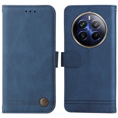 For Realme 13 Pro 5G (Global) / 13 Pro+ 5G (Global) / P1 Pro 5G / 12 Pro+ 5G / 12 Pro 5G Wallet Case Skin-Touch Leather Phone Cover - Blue