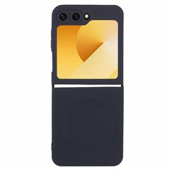 For Samsung Galaxy Z Flip7 FE 5G / Z Flip6 5G Magnetic Case Shockproof TPU Phone Cover - Black