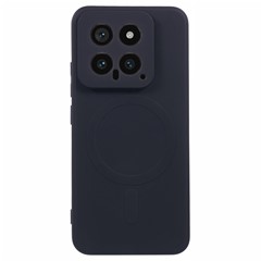 For Xiaomi 14 Case Shockproof TPU Phone Magnetic Case - Black