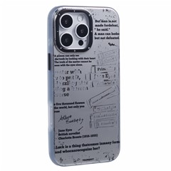 YOUNGKIT Literary Series for iPhone 16 Pro Magnetic Case IMD TPU Phone Cover - The Classic