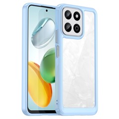 For Honor X7c 5G / X7c 4G / 200 Smart 5G / Honor Play 60 Plus 5G Case TPU +Acrylic Protective Clear Phone Cover - Blue