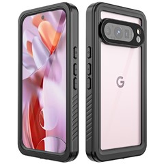 REDPEPPER FS Series For Google Pixel 9 Pro Case IP68 Waterproof Clear Back Panel Phone Cover