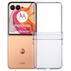 For Motorola Razr 50 Ultra 5G Shockproof Case Crystal Clear PC Phone Shell 3-Piece Design Phone Cover