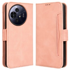 For TCL 50 Pro Nxtpaper 5G / 50 Nxtpaper 5G / TCL P10 / 60 XE NxtPaper 5G Leather Case Phone Wallet Cover with Multiple Card Slots - Pink